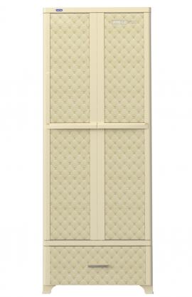 Tủ Wing L 2 cửa 1 ngăn kem